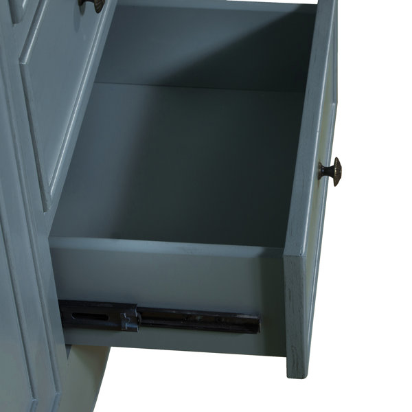 One Allium Way® Genevieve 60'' Freestanding Double Bathroom Vanity